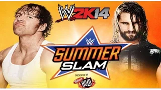 WWE Summerslam 2014 - Dean Ambrose vs Seth Rollins WWE 2K14 Simulation