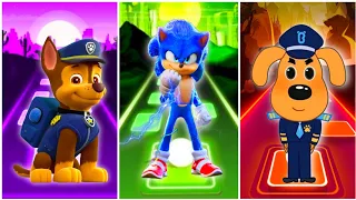 Paw Patrol 🆚 Sonic Dash 🆚 Sheriff Labrador | Coffin Dance Song COVER💥