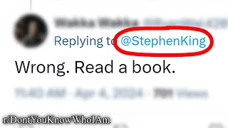 r/Dontyouknowwhoiam | READ A BOOK???