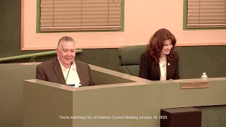 City of Calexico Council Meeting January 18, 2023