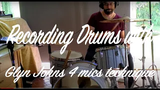 Walking in the city   -Recording drums with Glyn Johns 4 mics technique-    MDS Studios