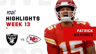 Patrick Mahomes Highlights vs. Raiders | NFL 2019