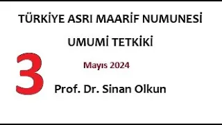 2024 Türkiye Yüzyılı Maarif Modeli Matematik Öğretim Programları Genel Değelendirme