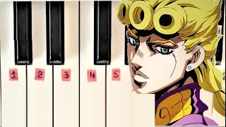 How to play one finger Giorno's Theme