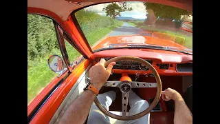 1965 Ford Mustang Fastback GT 289 V8 Manual - POV Test Drive | Great V8 Sound