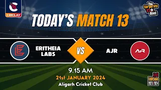 Eritheia Labs vs AJR - Match # 13 - Criclay: The Corporate T20 Blast - 1st Edition