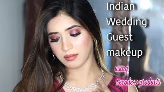 Easiest wedding guest makeup tutorial / party makeup / bridesmaids makeup / step by step