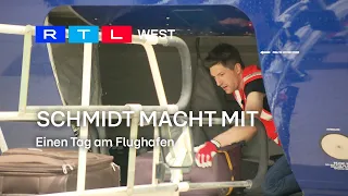 Schmidt macht mit: Einen Tag am Flughafen | RTL WEST