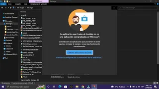 La aplicación que intentas instalar no es una aplicación comprobada por Microsoft SOLUCION 2023