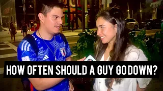 How Often Should A Guy Go Down?