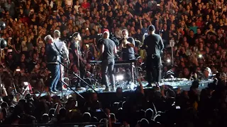 Coldplay James Corden Tom Petty 'Free Fallin' in concert 10-6-17 Rosebowl LA CA