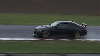 BMW E92 M3 | Pushing Hard on Wet Track - Pure Sound (4K)