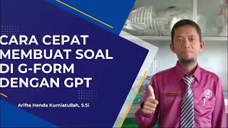 Cara Cepat Membuat Soal di Google Form dengan GPT