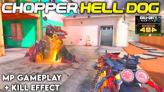 Legendary Chopper Hell Dog mp gameplay with kill effect codm leaks s8 2023 cod mobile season 8