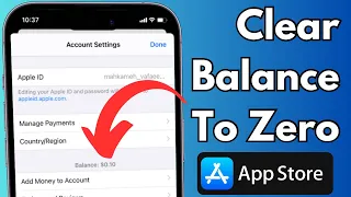 How To Clear App Store Balance To Zero | Reset App Store Balance To $0.00 to Change Country