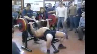 Андрей Гальцов жим лежа 200 кг на 6 раз / Andrey Galtsov Benchpressing 200kg x 6