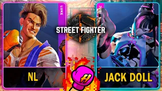 Street Fighter 6 🥊 NL (LUKE) VS Jack Doll (JURI) 🥊 スト6  🥊 SF6 🥊4K 60ᶠᵖˢ