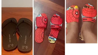 DIY Ankara slippers (flip flop) best for Summer