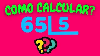 COMO CALCULAR 65 DIVIDIDOS POR 5?| Dividir 65 por 5