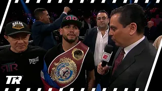 Robeisy Ramirez Reacts to Beating Isaac Dogboe & Winning Featherweight Title | POST-FIGHT INTERVIEW