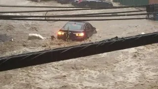 Lyon streets flooded today, France June, 3, 2023