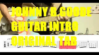 Johnny B.Goode intro  Original guitar TAB Chuck Berry #chuckberry #rockguitar #1950s