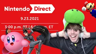 Nintendo Direct Livestream 9/23/21 - Reaction! (Kirby, Bayonetta, Mario Movie, & More)!