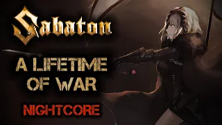 [Female Cover] SABATON – A Lifetime of War [NIGHTCORE by ANAHATA + Lyrics]