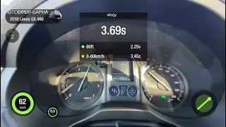 Разгон Lexus GX460, 2018 год, 4.6 литра, 6AT, 296 л.с., 0 - 100 км/ч, 402 метра.