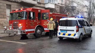 Odesa emergency vehicles response (10 clips)
