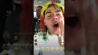 6ix9ine taunts Chief Keef and GBE on instagram live after keef was shot at in NY