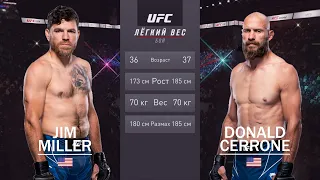 UFC 276: Миллер - Серроне | Джим Миллер vs Дональд Серроне | Jim Miller vs Donald Cerrone