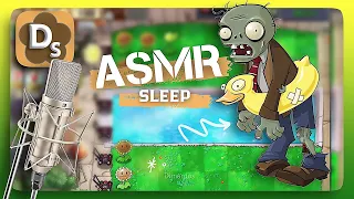 [ASMR] For Sleep ► PLANTS VS ZOMBIES Gameplay with Triggers 🧟‍♀️ ASMR Whisper