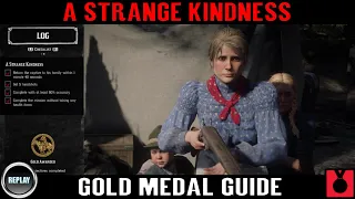 Red dead Redemption 2 A Strange Kindness Gold Medal - Gold Rush Trophy / Achievement (REPLAY)