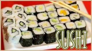 SUSHI - Maki & Inside Out - veganes Rezept - einfach & super lecker