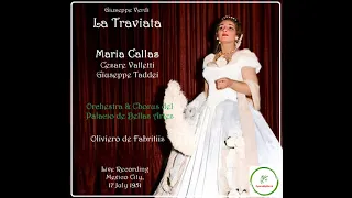 La Traviata - Maria Callas - Mexico, 17 July 1951 (LP Complete Recording)