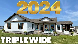 NEW triple wide mobile home that will ROCK your WORLD! Prefab House Tour