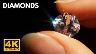 4K HDR Diamonds Jewelry Making Gemstones - Calm and Relaxing Piano Music BGM