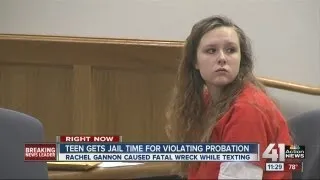 Teen gets jail time for violating probation