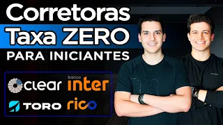 QUAL A MELHOR CORRETORA PARA INICIANTES? - TAXA ZERO