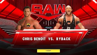 WWE 2K23 WWE Raw Chris Beniot Vs Ryback