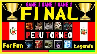 [FINAL] DOTA PERU TOURNAMENT | ForFun VS ⌠Ł⌡​egends | VERY GOOD GAME | RGC