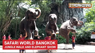 AMAZING ELEPHANT SHOW at Safari World Bangkok, Thailand