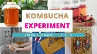 KOMBUCHA LEATHER EXPERIMENT!!!