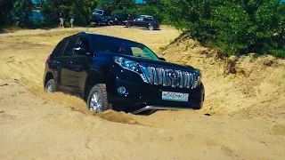 Покатушки на Крузаках по песку. Toyota Land Cruiser Prado