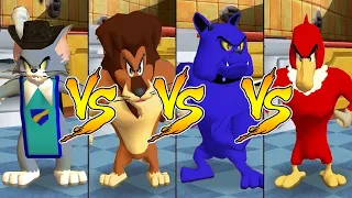 Tom and Jerry in War of the Whiskers Tom Vs Lion Vs Eagle Vs Spike (Master Difficulty)