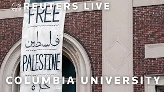 LIVE: Columbia University campus where pro-Palestinian protesters are occupying a building
