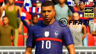 FIFA 21 | NEXTGen PS5 Gameplay | 4K 60FPS HDR - FRANCE vs BRAZIL