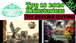 Top 10 Kickstarter 2020(ish) Games Try Before Buying List!