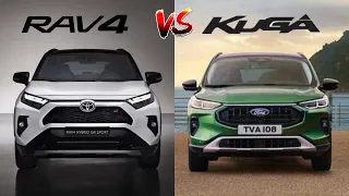 2024 Ford Kuga ST-Line vs 2024 Toyota RAV4 GR Comparison | SUV Battles! | MotorNation